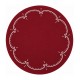 Lugar Americano 38cm Charme Vermelho Polipropileno Wolff